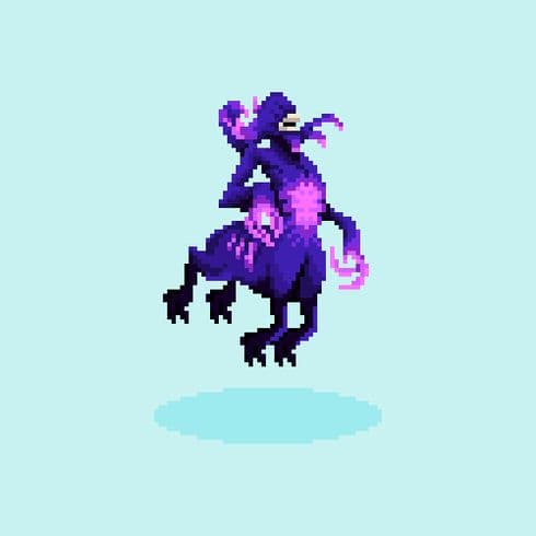 Kingw na platformě X: „The new lads 32x32 #pixelart #ドット絵 #darkstalkers   / X